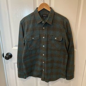 Brixton, M, flannel, checked button-down